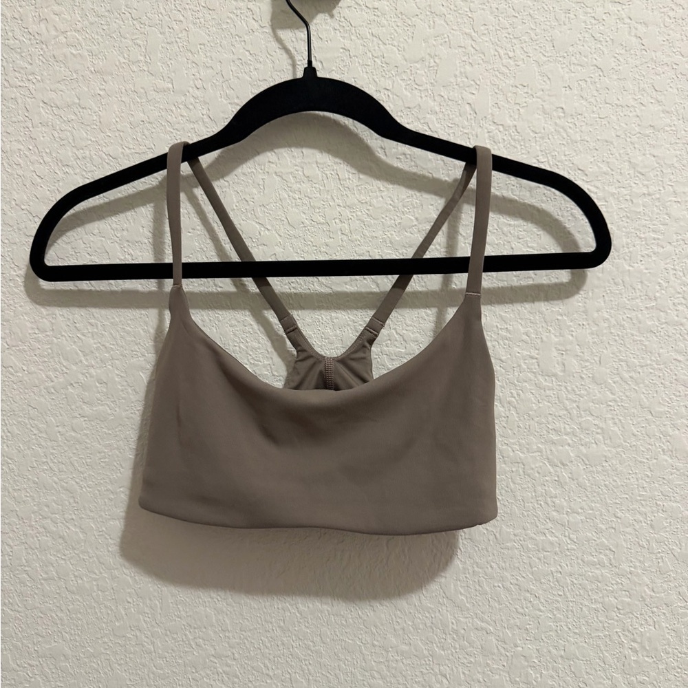 Lululemon Wunder train bra 

Warm ash grey